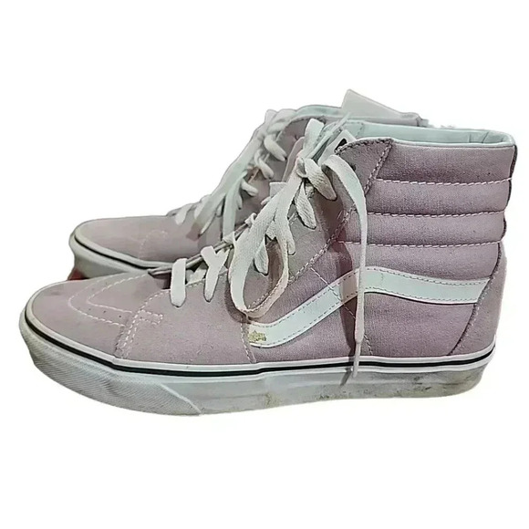 Vans Sk8-Hi Unisex sneakers Lavender size Womens 9.5 - Picture 7 of 8